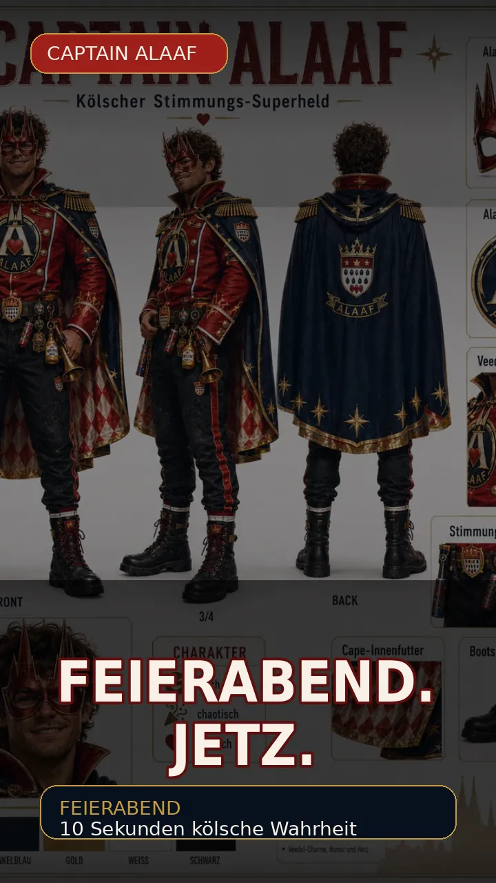 Feierabend Reaction Poster